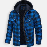 Armin – Warme Jacke in Dunkelblau