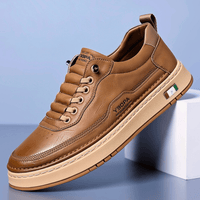 Italienische Lederschuhe in Braun