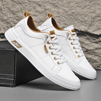 Jonas | Elegante Leder-Sneaker für Herren von Waltherhaus in Weiß