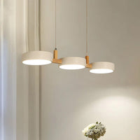 Moderne Metall Pendelleuchte Zylinder Deckenlampe minimalistisch in Weiß